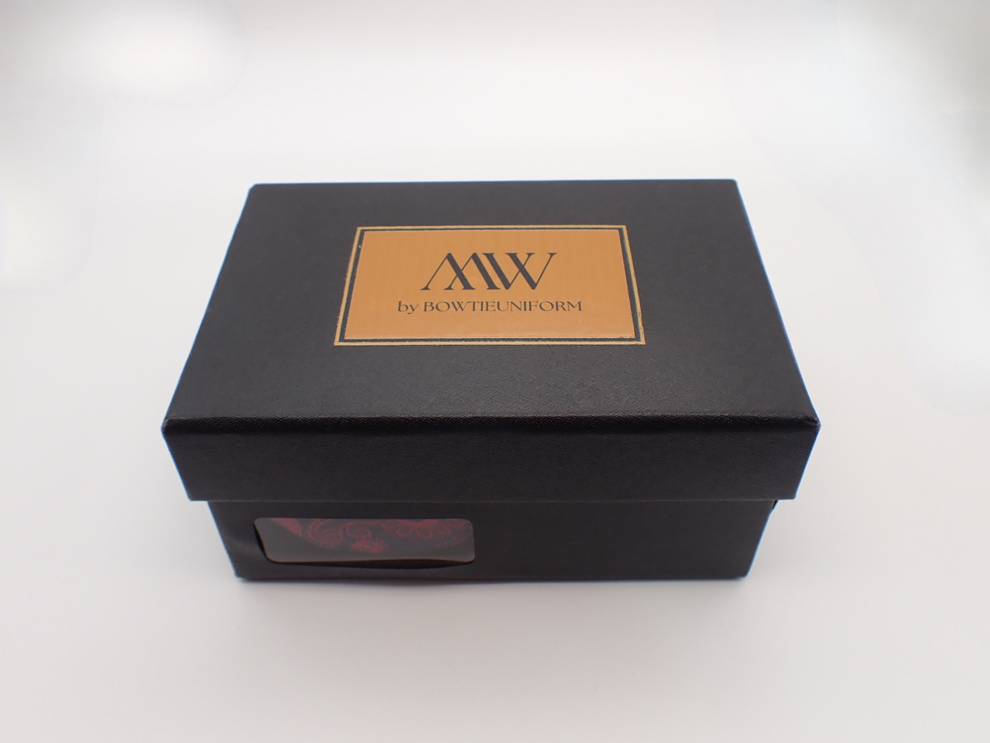 Brown Purple Gold Leaf Pattern Tie Set / Pocket Square, Bowtie, Tie Clip, Cufflinks / Gift for Him / Wedding Groomsmen Gift / Men Gift Box