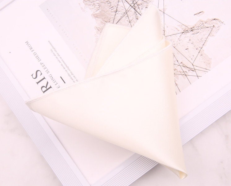 Premium Satin Silk Pocket Square Set | Matching Groomsmen Accessories