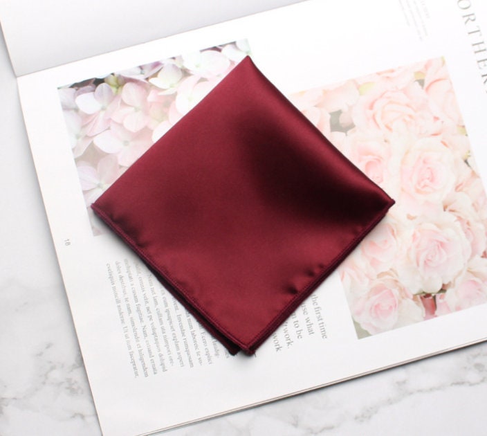 Premium Satin Silk Pocket Square Set | Matching Groomsmen Accessories
