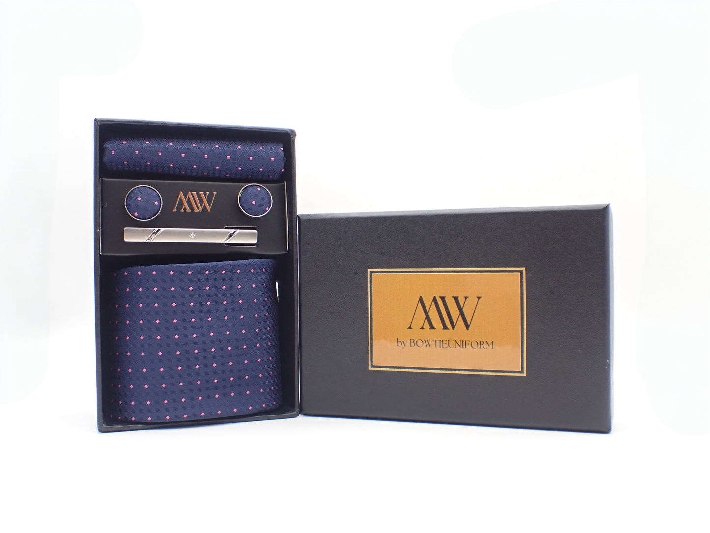 Purple Galaxy Space Necktie Set / Pocket Square Tie Bowtie Cufflinks Set / Wedding Tie / Tie Clips / Gift for him Mens Groomsmen Gift