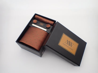 Royal Blue Paisley Tie Set / Pocket Square Tie Bowtie Cufflinks Set / Wedding Tie / Tie Clips / Gift for him Mens Groomsmen Gift