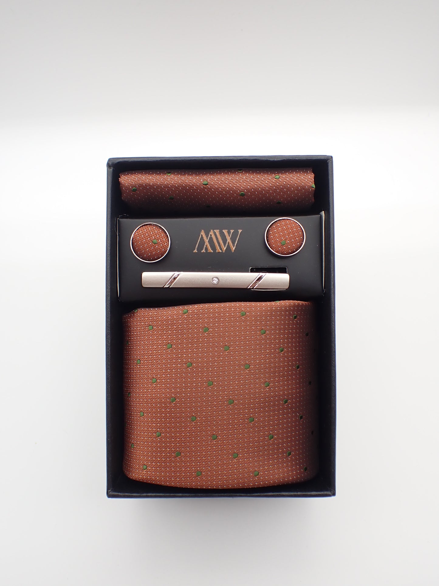 Royal Blue Paisley Tie Set / Pocket Square Tie Bowtie Cufflinks Set / Wedding Tie / Tie Clips / Gift for him Mens Groomsmen Gift