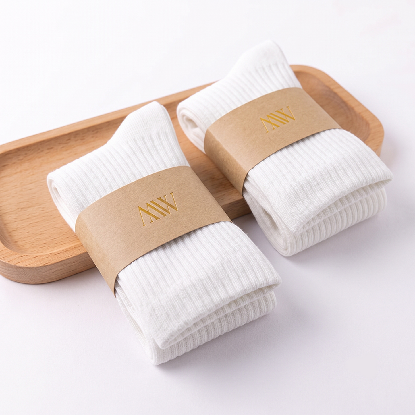 Signature Ribbed Cotton Crew Socks - The Classic Collection (Set of 2 / 4 / 6/ 8)