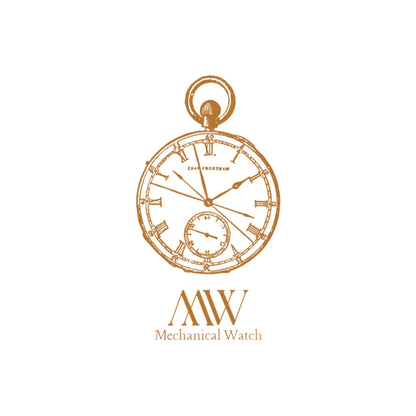 Mechanical pocket watch skeleton design Glossy Black Metal